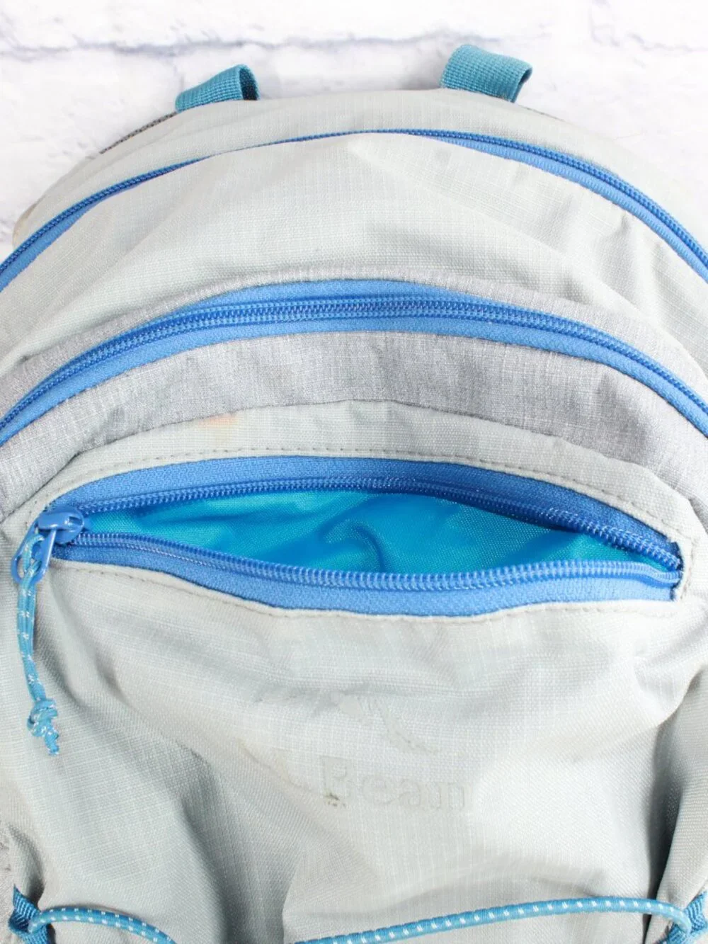 LL Bean Big Kids Comfort Carry Laptop Pack 30L School Backpack Classic Blue